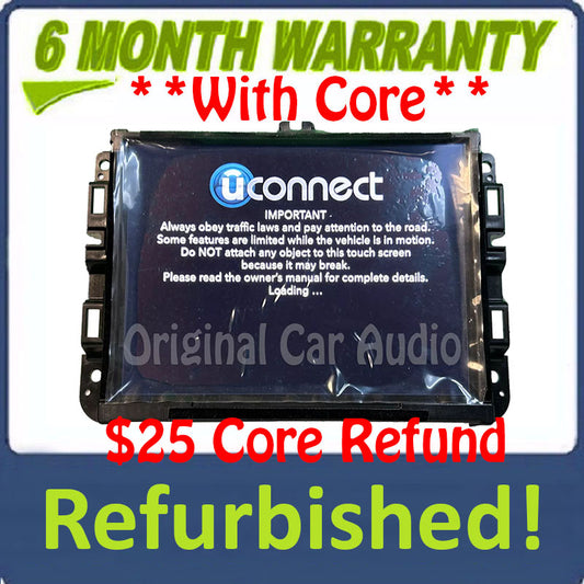 Refurbished 2019 Ram Truck 1500 OEM AM FM Radio Touch Screen 8.4" VP2_8.4 DT SXM
