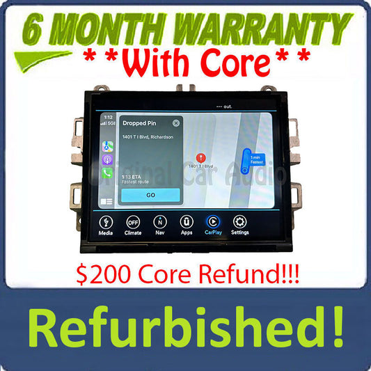 Refurbished 2018-2020 Dodge Durango OEM Navigation AM FM Radio Touch Screen Media Display VP4R-A