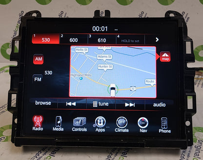 Refurbished  2016 Dodge Durango OEM VP4 NA RA4 Touch Screen U Connect Multi Media Receiver