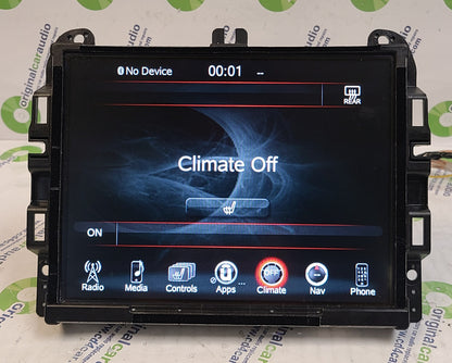 2016  Dodge Durango OEM VP4 RA4 NA Touch Screen Navigation System U Connect Multi Media Receiver