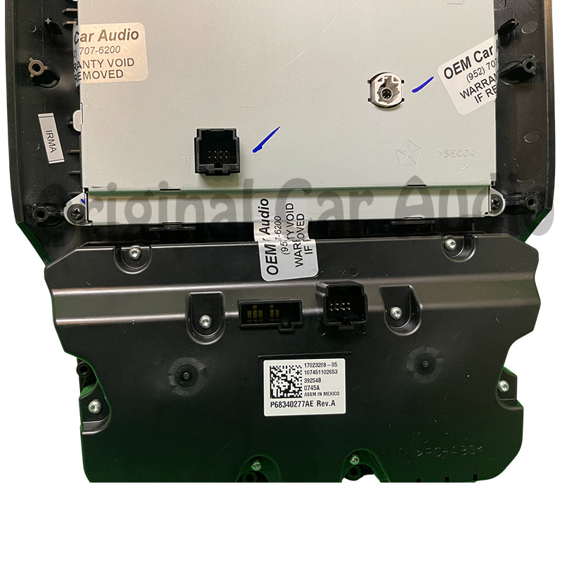Brand New 2019 - 2020 RAM DODGE OEM 8.4 Navigation Display Screen Temperature Dual Climate Control Panel Bezel