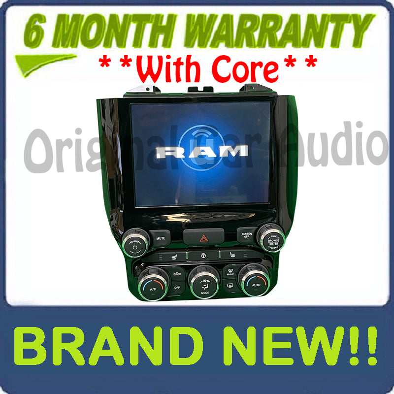 Brand New 2019 - 2020 RAM DODGE OEM 8.4 Navigation Display Screen Temperature Dual Climate Control Panel Bezel