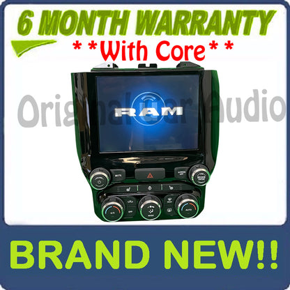 Brand New 2019 - 2020 RAM DODGE OEM 8.4 Navigation Display Screen Temperature Dual Climate Control Panel Bezel