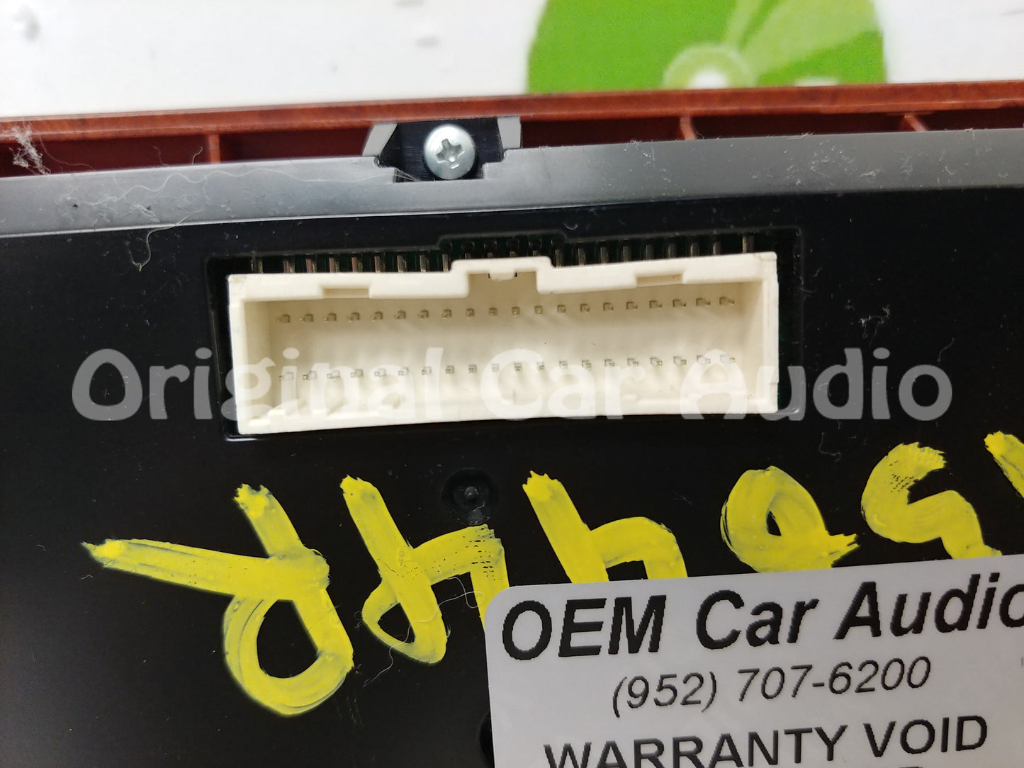 2012 - 2014 Chrysler 300 OEM A/C Climate Radio Control Dark Woodgrain Panel