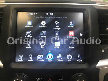 2013 - 2017 Dodge Ram OEM VP3 8.4" Touchscreen Display Radio Receiver WITH PANEL AND BEZEL