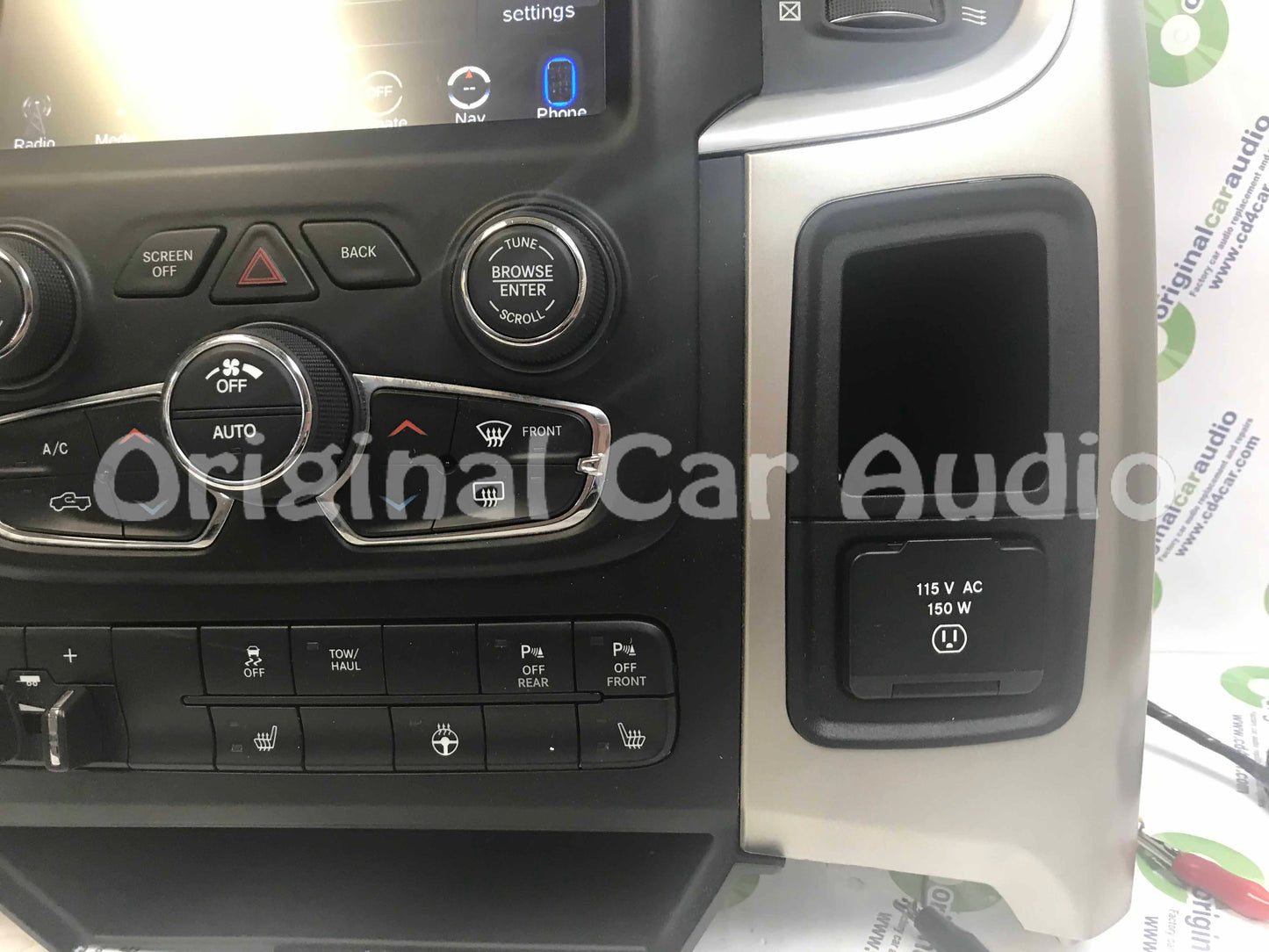 2013 - 2017 Dodge Ram OEM VP3 8.4" Touchscreen Display Radio Receiver WITH PANEL AND BEZEL