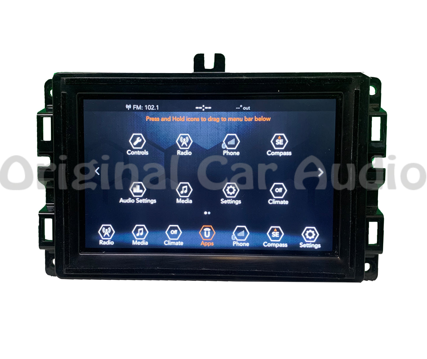 2017 - 2021 Jeep Compass OEM 7" Touchscreen AM FM Uconnect Radio Receiver VP2