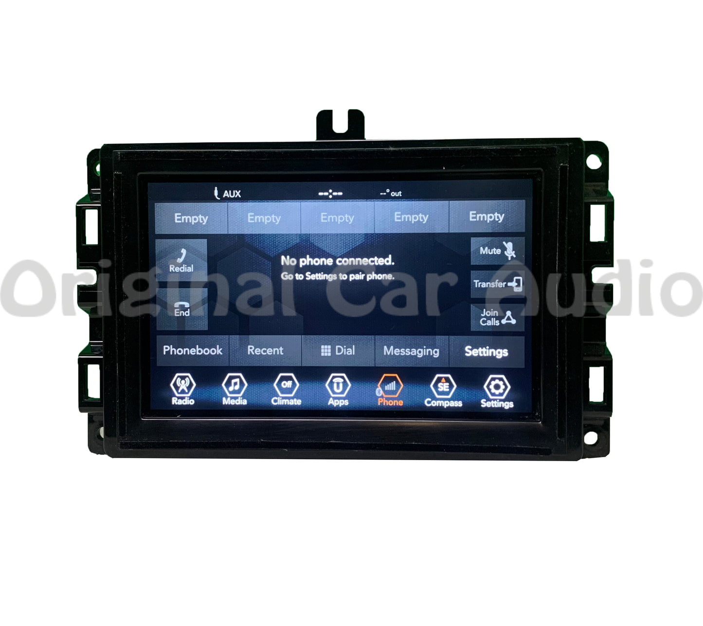 2017 - 2021 Jeep Compass OEM 7" Touchscreen AM FM Uconnect Radio Receiver VP2