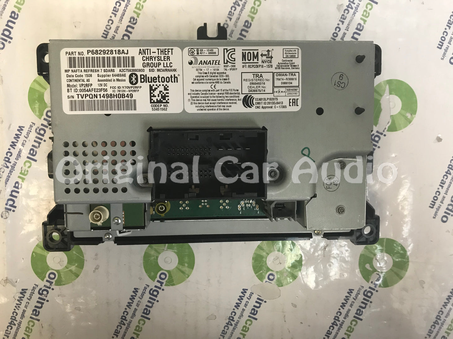 BLEMISHED 2017 - 2021 Jeep Compass OEM 7" Touchscreen AM FM Uconnect Radio Receiver VP2