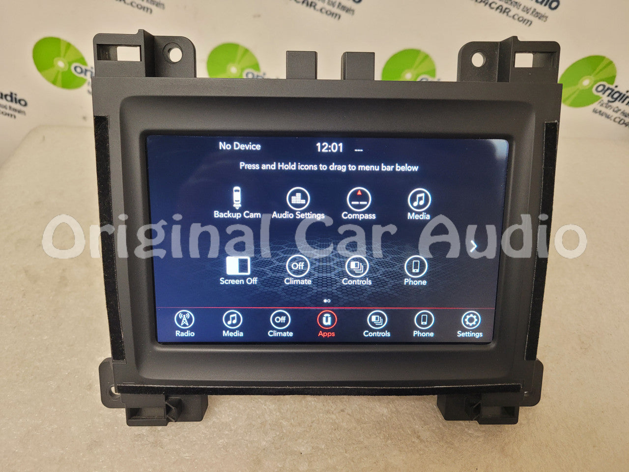 Refurbished 2018 - 2019 Dodge Charger Challenger OEM 7" VP2 Uconnect Touchscreen Information Display