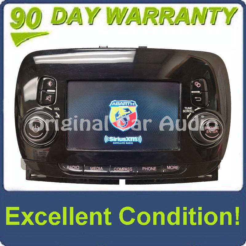 2017 - 2019 Fiat 500 OEM AM FM XM 5" Uconnect Touchscreen VP2 Radio