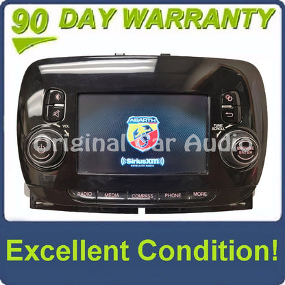 2017 - 2019 Fiat 500 OEM AM FM XM 5" Uconnect Touchscreen VP2 Radio