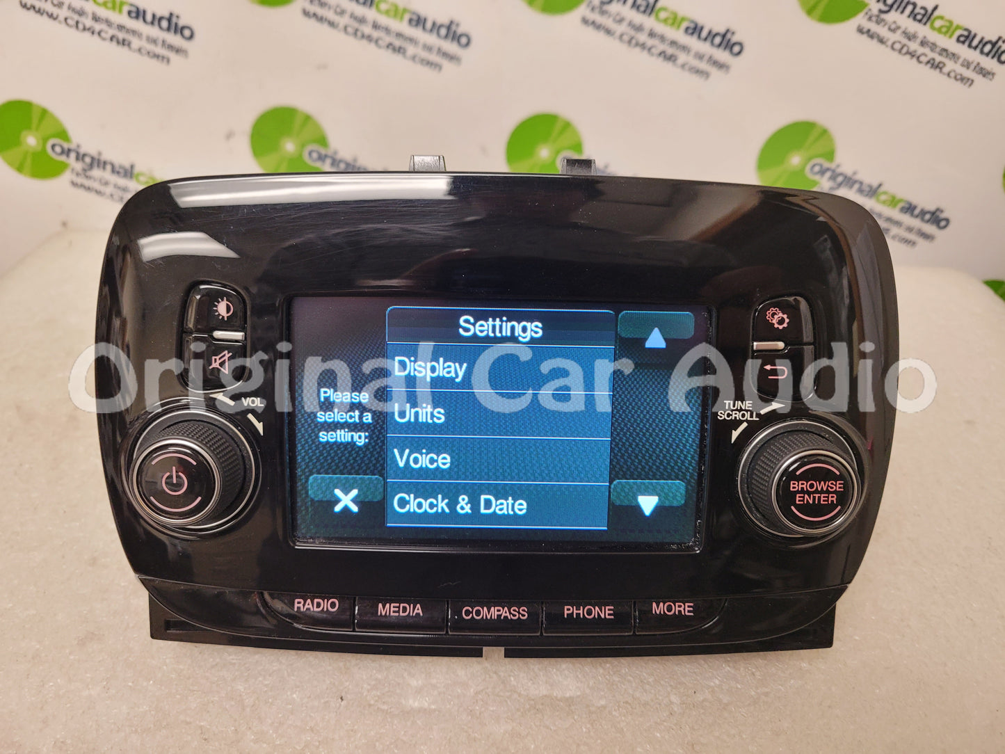 2017 - 2019 Fiat 500 OEM AM FM XM 5" Uconnect Touchscreen VP2 Radio