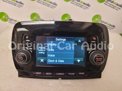 2017 - 2019 Fiat 500 OEM AM FM XM 5" Uconnect Touchscreen VP2 Radio