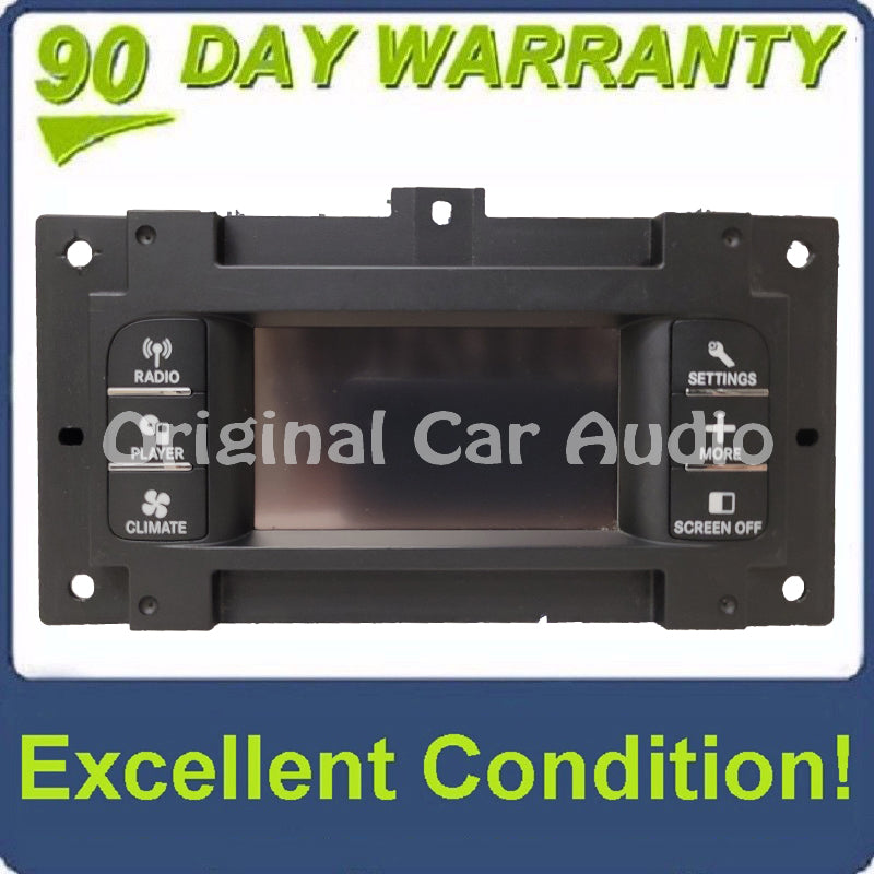 2011- 2014 Dodge Charger AM FM Radio Climate Conrtrol Information 4" Display Screen
