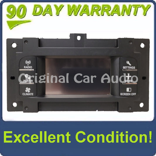 2011- 2014 Dodge Charger AM FM Radio Climate Conrtrol Information 4" Display Screen
