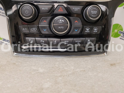 2018 - 2019 Jeep Grand Cherokee OEM AC Climate Control Radio Touchscreen