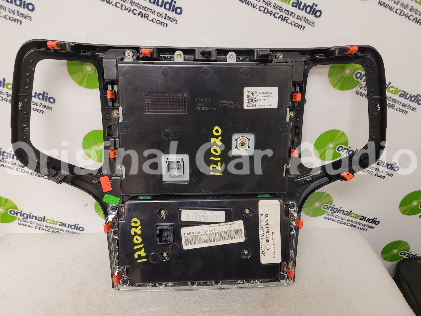 2018 - 2019 Jeep Grand Cherokee OEM AC Climate Control Radio Touchscreen