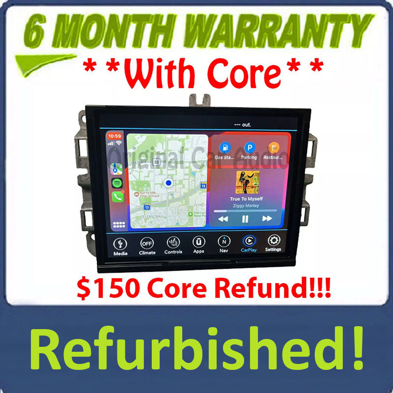 Refurbished 2017 - 2022 Jeep Compass OEM UAQ VP4 Navigation Display Screen Radio Multi Media Receiver