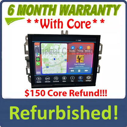 Refurbished 2017 - 2022 Jeep Compass OEM UAQ VP4 Navigation Display Screen Radio Multi Media Receiver
