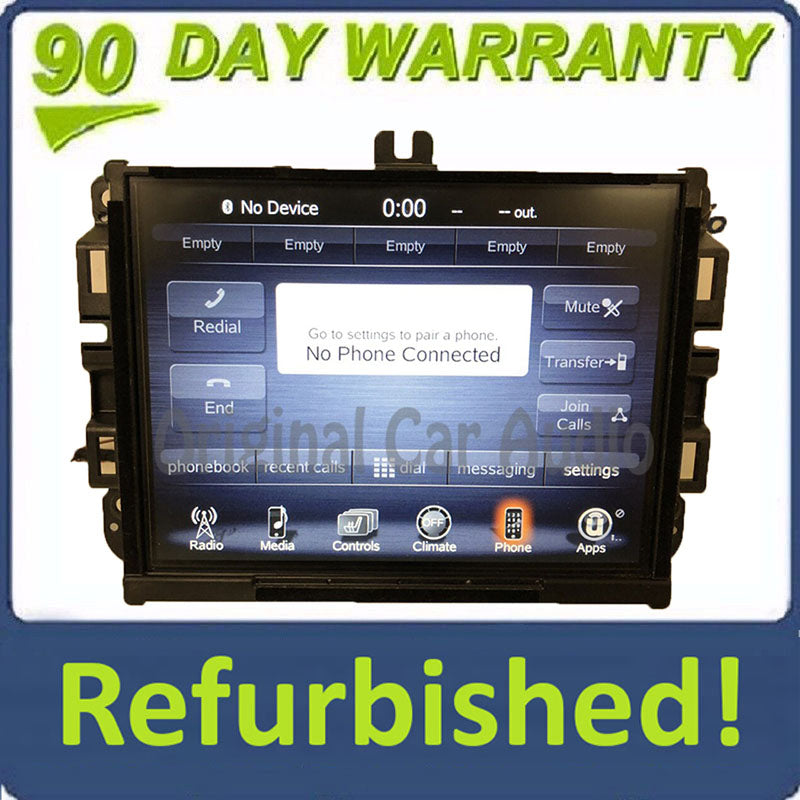 Refurbished 2016 - 2017 Jeep Cherokee OEM UConnect VP3 NA Multi Media Bluetooth Sat Radio Receiver