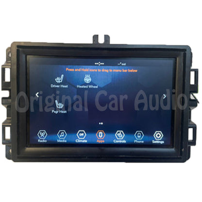 2017 - 2020 Jeep Cherokee OEM  7' Inch Display Screen AM FM Radio Receiver