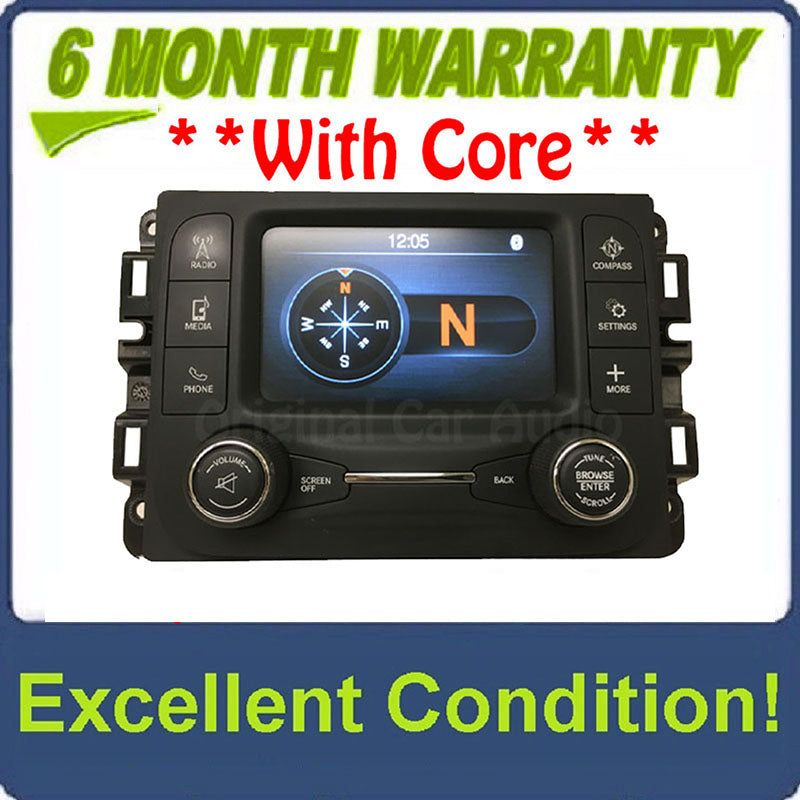 2019 - 2022 Ram 2500 3500 OEM AM FM Radio Uconnect 5" Display Receiver VP2_5 HDCC
