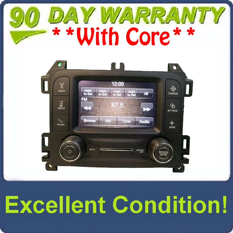 2022 - 2018 Jeep Wrangler OEM AM FM XM Radio Uconnect 5' Display Receiver VP2_5 JL NA SXM