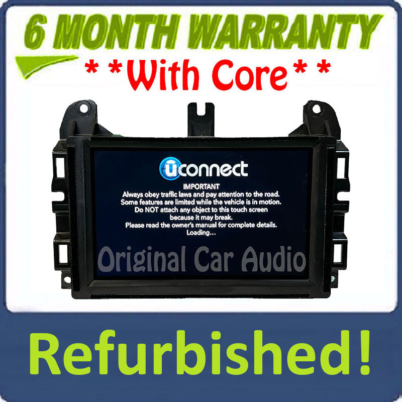 Refurbished 2018 - 2020 Dodge Durango OEM VP2_7 WD NA SXM 7" UConnect Multimedia AM FM XM Multi Media Radio Receiver