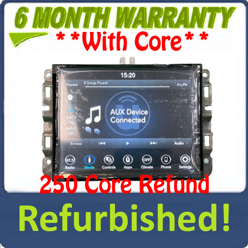 Refurbished 2018 - 2020 Ram Truck 5500/4500/3500/2500/1500 OEM 8.4 Display Screen Media Radio Receiver