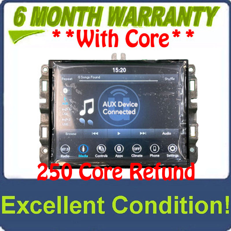 2018 - 2020 Ram Truck 5500/4500/3500/2500/1500 OEM 8.4 Display Screen Media Radio Receiver