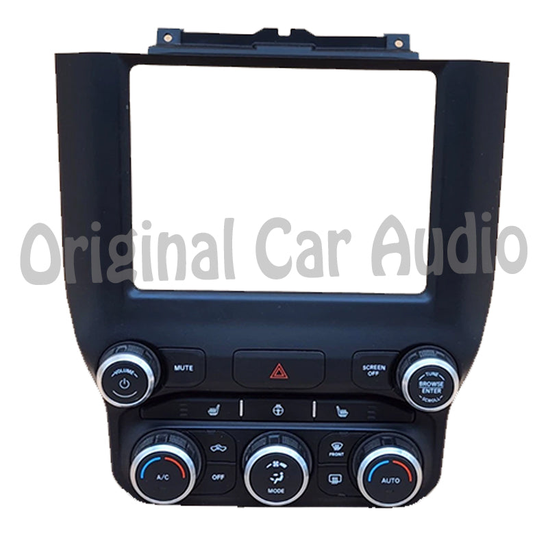 2019-2024 Dodge Ram Audio AC Heater Climate Control Bezel Manual Temperature Control Panel 1500 2500 3500