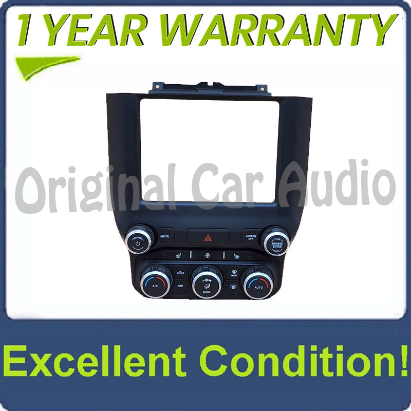 2019-2024 Dodge Ram Audio AC Heater Climate Control Bezel Manual Temperature Control Panel 1500 2500 3500