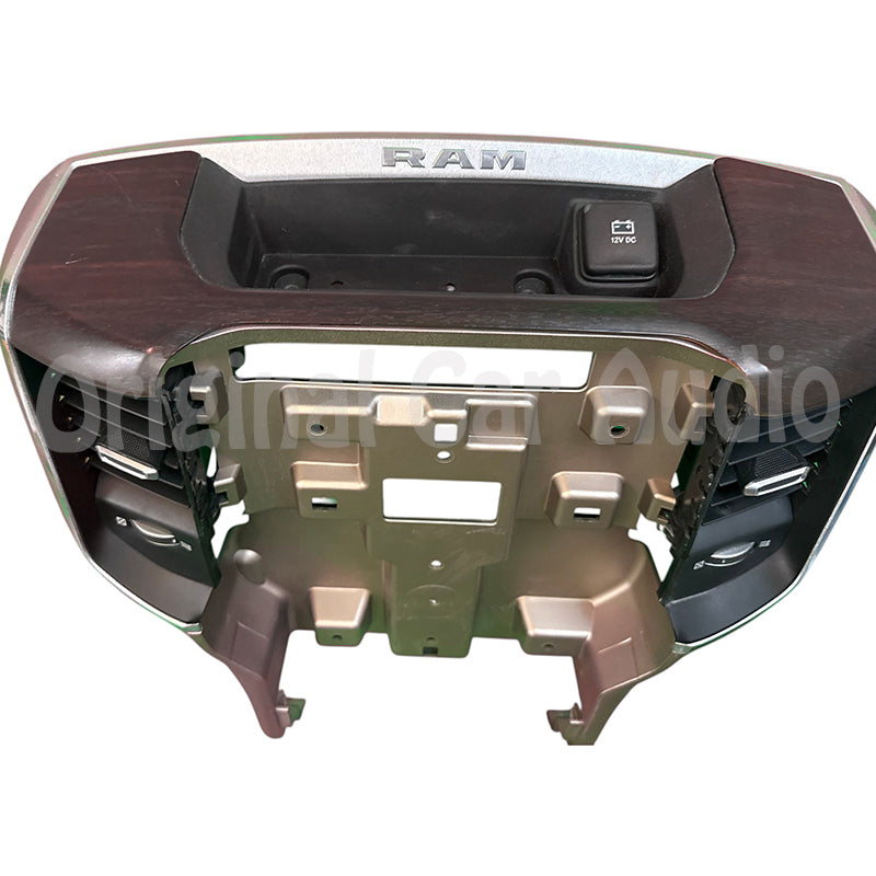 2019-2025 RAM 1500-3500 LARAMIE CENTER CONSOLE 12��� RADIO DASH TRIM BEZEL OEM