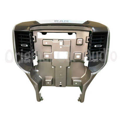 2019-2025 RAM 1500-3500 LARAMIE CENTER CONSOLE 12��� RADIO DASH TRIM BEZEL OEM