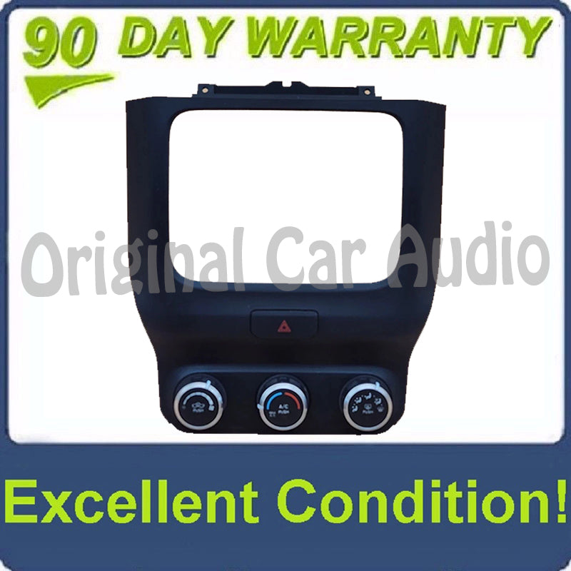 2023-2024 Dodge Ram Audio AC Heater Climate Control Bezel Manual Temperature Control Panel 1500 2500 3500