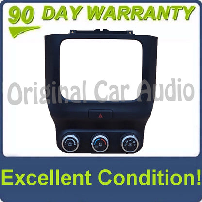 2023-2024 Dodge Ram Audio AC Heater Climate Control Bezel Manual Temperature Control Panel 1500 2500 3500