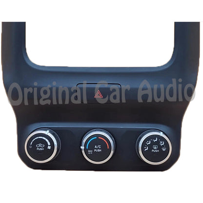 2023-2024 Dodge Ram Audio AC Heater Climate Control Bezel Manual Temperature Control Panel 1500 2500 3500