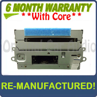 REMANUFACTURED 2003 INFINITI G35 BOSE Radio 6 Disc Changer Cassette CD Player BLOCK ONLY