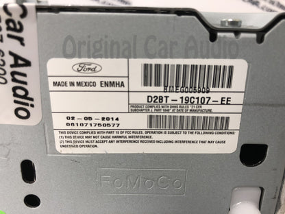 2014 - 2016 Ford Fiesta OEM Single CD AM FM SAT Radio Receiver