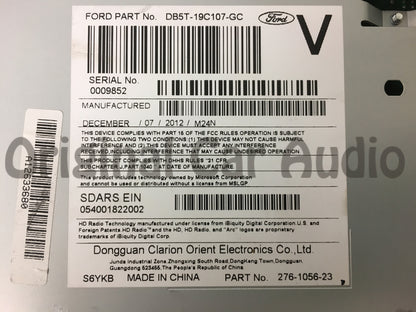 2013 Ford Explorer OEM Sony Premium Sound AM FM MP3 SAT HD Radio