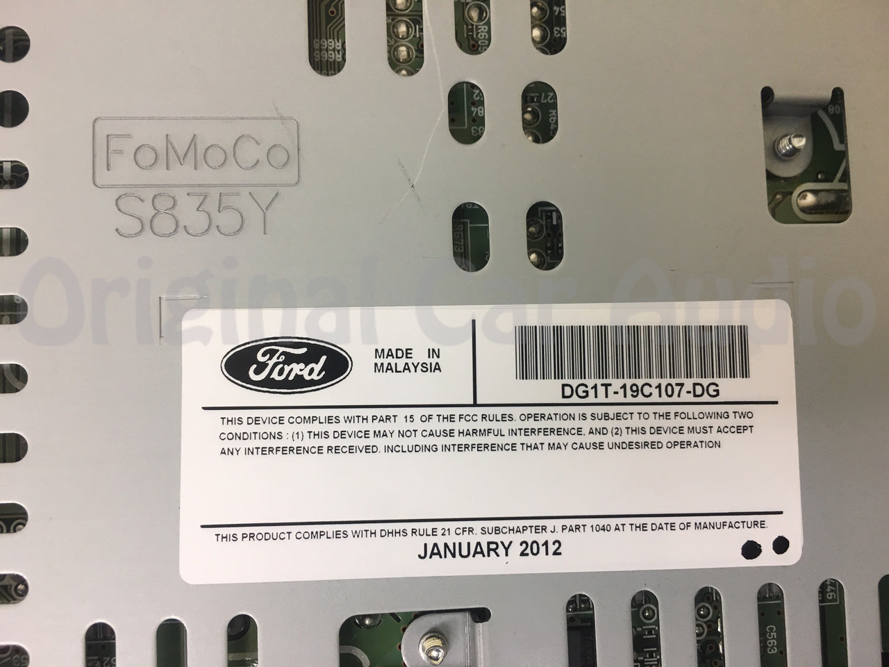 Repair Only 2013-2015 Ford Taurus OEM Single Cd Changer SAT Radio