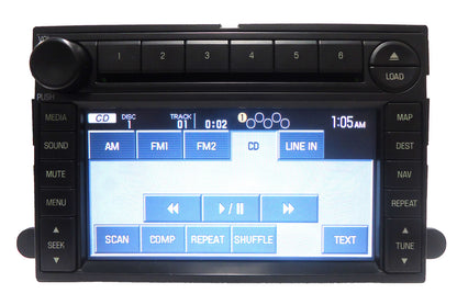 2006 - 2009 FORD LINCOLN MERCURY OEM Navigation Radio AUX MP3 6 Disc Changer CD Player DATA