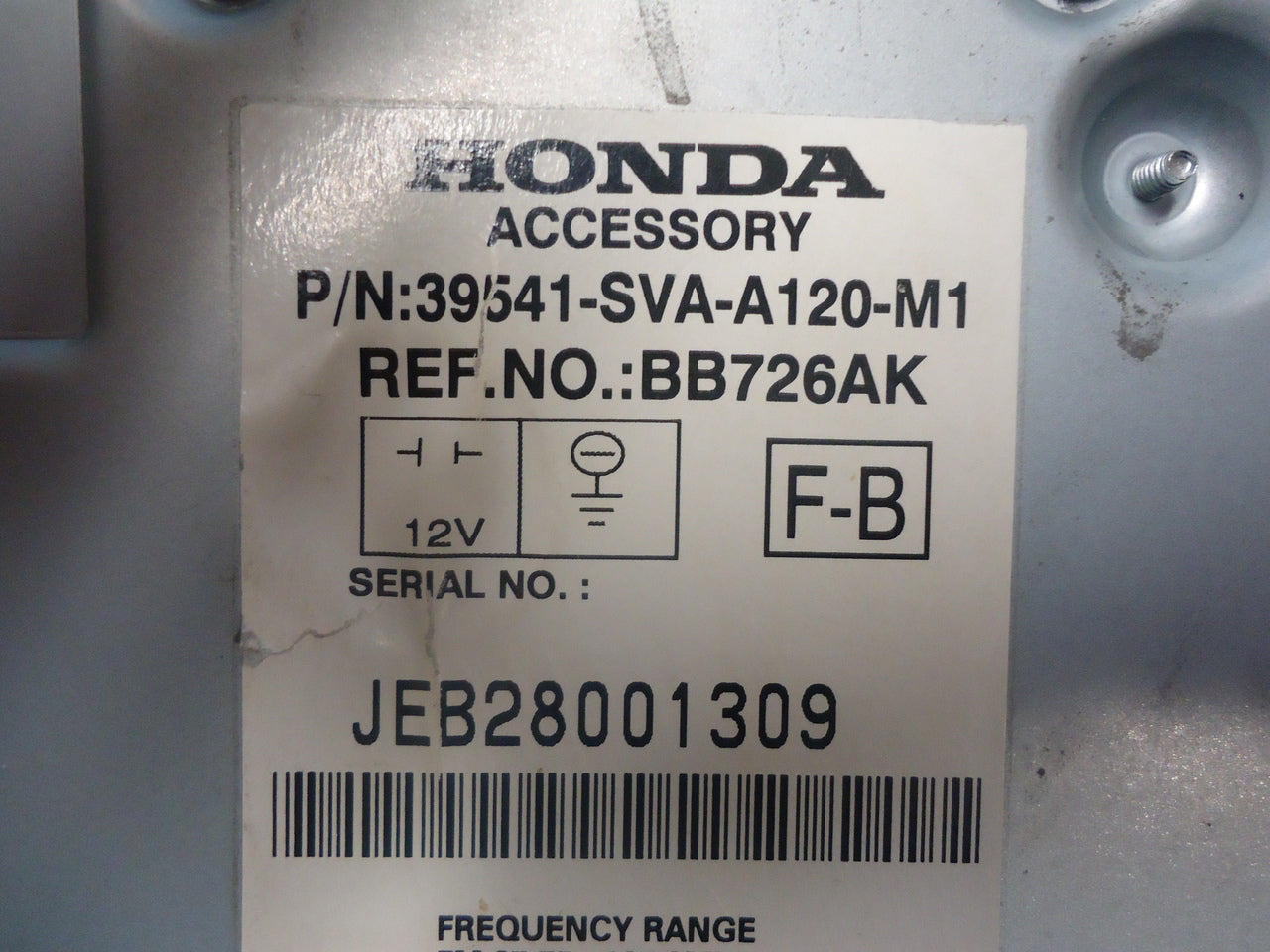 07 08 09 Honda CIVIC Touch Screen Navigation XM Radio 6 Disc CD Changer Ho2AC6