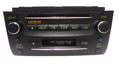2006 - 2008 Lexus GS300 GS430 Radio Stereo Tape 6 Disc Changer P6857