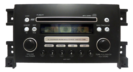 2006 - 2008 Suzuki Vitara OEM AUX XM Radio MP3 6 Disc Changer CD Player 3910165J30, 39101 65J30, 39101-65J30