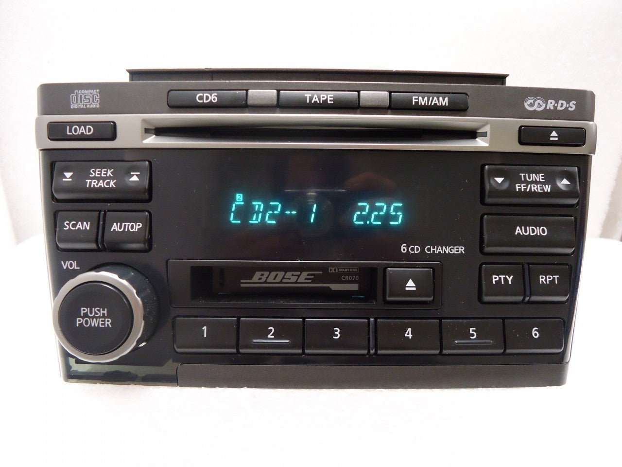 BRAND NEW 00 01 02 03 Nissan Maxima Radio, Tape and 6 CD player BOSE