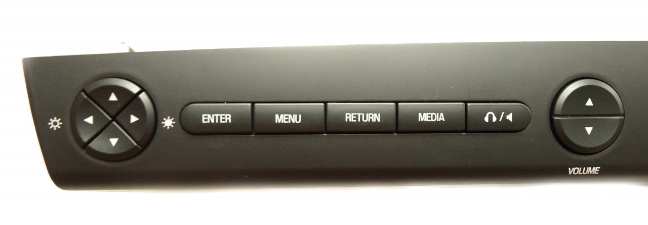2007 - 2010 Mercury Mountaineer OEM Overhead RSE Rear Seat DVD Player Display Assembly BLACK/TAN