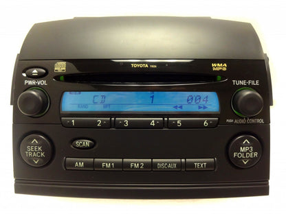 Toyota Sienna Radio MP3 CD Player 86120-AE040 2004 2005 2006 2007 2008 2009 2010