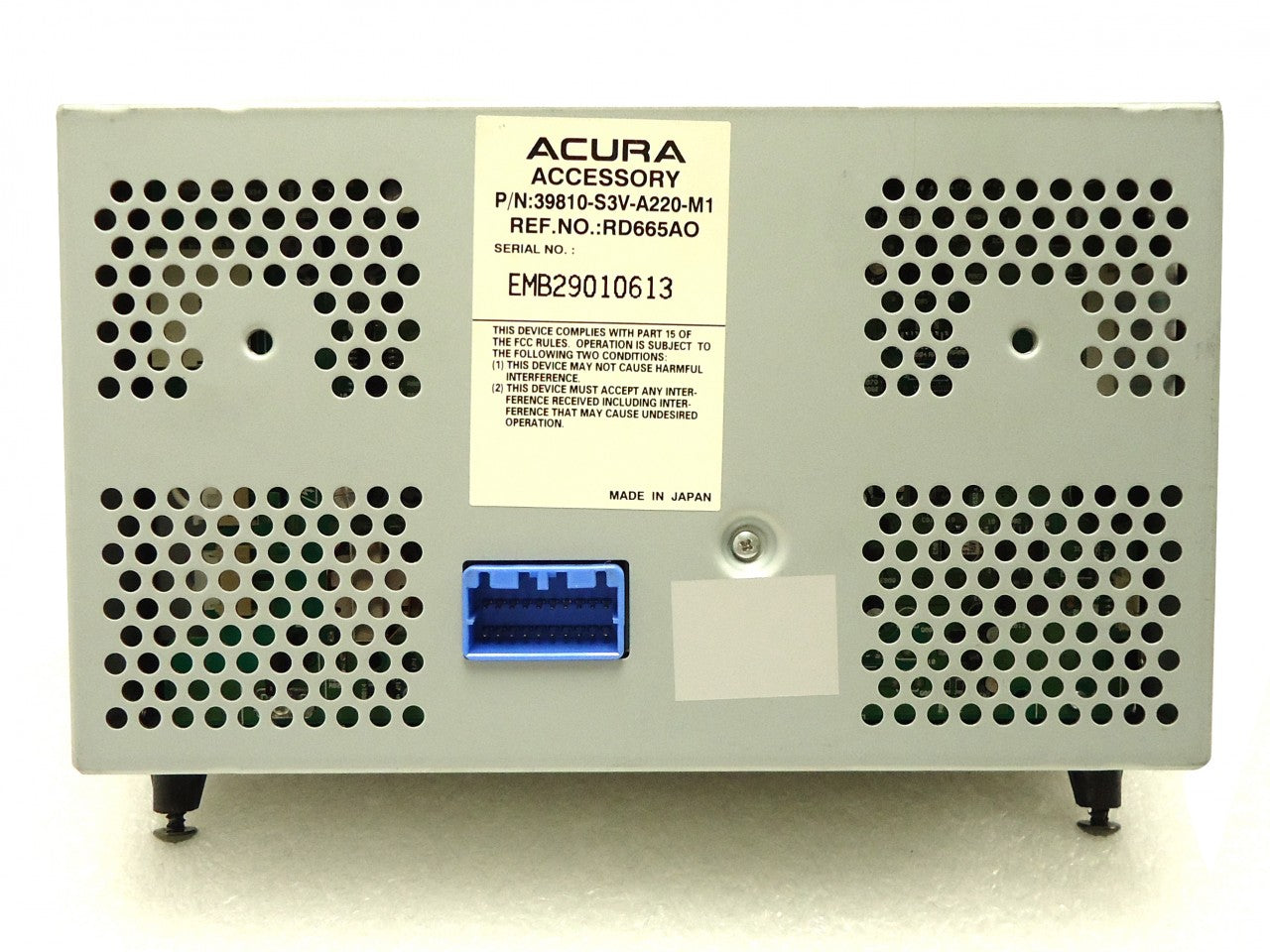 Acura MDX GPS Navigation Display Screen 39810-S3V-A220-M1, 39810S3VA220M1, 39810-S3V-A220, 39810S3VA220 2005 2006